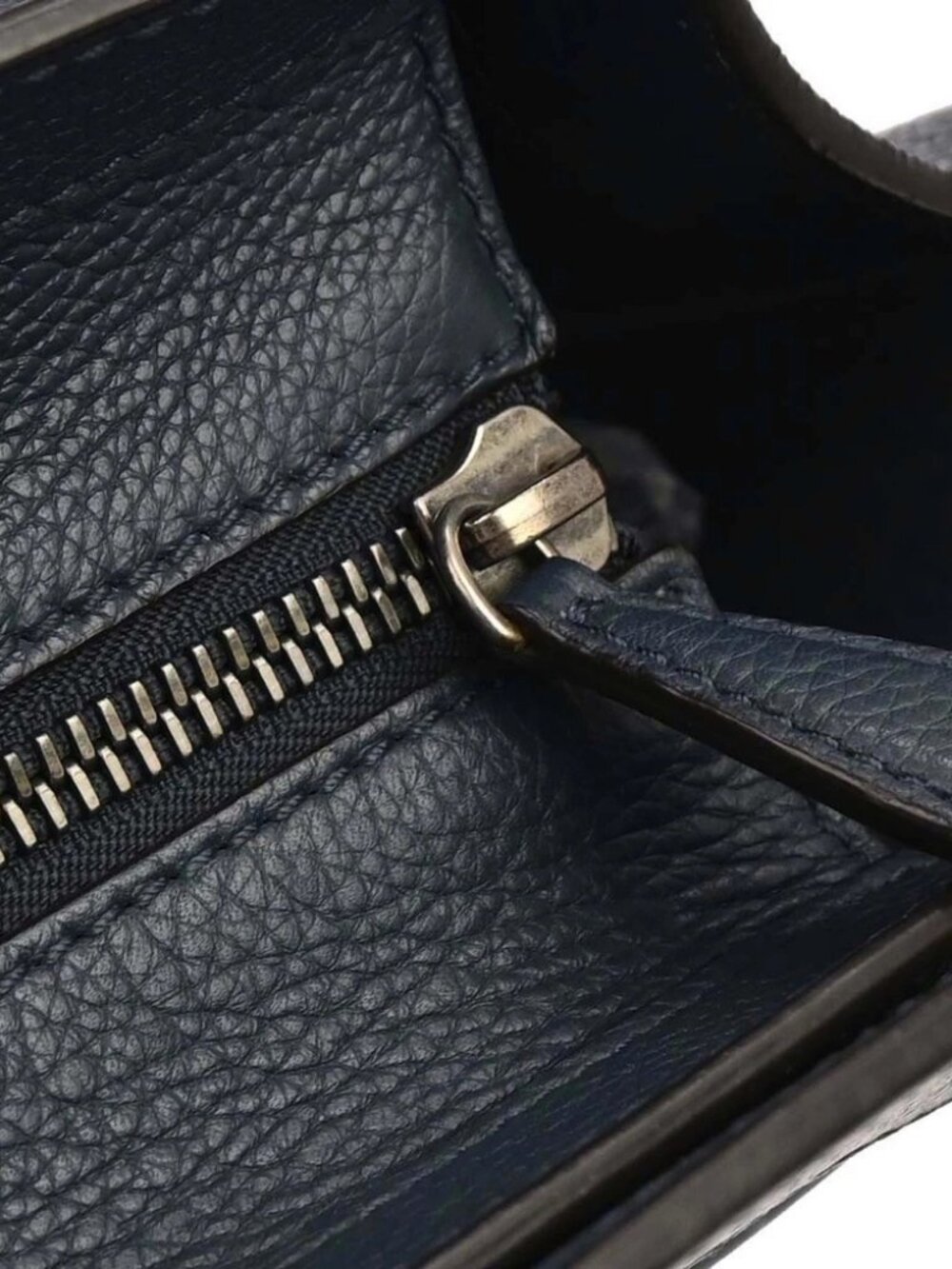 Celine Navy Mini Luggage Tote Bag F-AT-0183 F-PA-0193 196989 - Picture 8 of 14